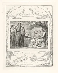 Enhver gav ham også et stykke penge, 1825